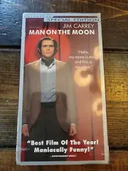 Man On The Moon Special Edition (1999) VHS Jim Carrey Danny DeVito NEW Sealed