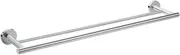 hansgrohe 41712000 Logis Universal Double Towel Holder Bathroom Accessories, Chrome