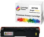 Yellow Compatible Toner Cartridge for Ricoh TYPE-SPC250SY 407550 (1,600 Pages) for Lanier SPC250DN SPC250SF Ricoh Aficio SP C250DN C250SF C260DNW C261DNW C261SFNW