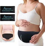 C-Section Belly Binder with 2 Gel Packs for Post-Op, Incision Protector, Reusable Hot & Cold Therapy for Swelling and Recovery, Postpartum Care Must Have