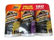 Armor All Wipes Protectant & Cleaning, 3 Pack (150 Total Wipes)