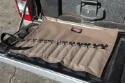 Spanner Tool Roll. Standard. Brown12 Pocket Australian made with Aus Canvas.