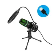 Professional USB Condenser Microphone For PC Laptop Streaming Video Games Vocals