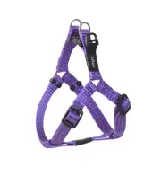 Rogz Classic Step-In Reflective Dog Harness Purple Small