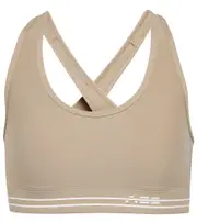 [Adam Selman Sport] Adam Selman Sport Crossover back sports bra AU 8 beige