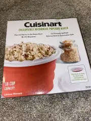 Cuisinart Collapsible Microwave Popcorn Maker CTG-00-MPM 10-Cup Capacity