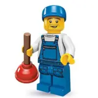 在飛比找蝦皮商城優惠-LEGO人偶 水電工 第9代人偶包 71000-16【必買站