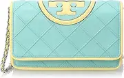 [Tory Burch] 143502 Shoulder Bag, FLEMING SOFT PATENT BORDER CHAIN W Women's CIEL, CIEL, Free Size
