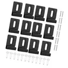 12Pcs Metal Mirror Clips ,Mirror Hanger Clips Set ,Mirror Wall Clips ,Retainer