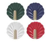 4Pcs Storage Hooks Punch-free Anti-scratch Plastic Universal Bathroom Towel Coat Wall Hooks Dorm Supplies Mix Color