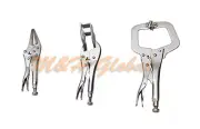 3 Pc Welding Tool Set C-Clamp Pliers Hand Vise Sheet Metal Curve Clamping Tool