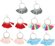 [WOFASHPURET] Style Tassel Earrings Ear Accessories Casual Jewelry Ideal for Birthday