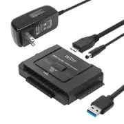 USB 3.0 to SATA/IDE Adapter with Universal 2.5/3.5 Hard Drive Disk Converter ...