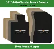 Lloyd Ultimat Front Mats for '12-16 Town & Country w/Chrysler w/ Wings 1 (for: Chrysler)