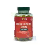 英國 荷柏瑞 OMEGA-3深海魚油 1200MG*120粒 HB歐米伽3濃縮魚油-正品代購