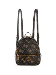 GUESS Brown Logo Manhattan Backpack