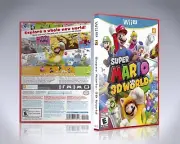 Wii U Replacement Case - NO GAME - Super Mario 3D World [Red Case]