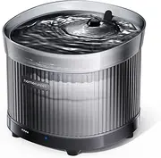 HomeRunPet True Wireless Cat Water Fountain, Silent Battery Operated Pet Fountain, Dog Water Dispenser, Dual Mode, Quick Assembly & Easy-Clean, Filters & Cleaning Kit Included, 68 oz/2L