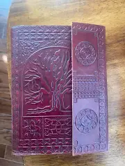 Soothi Tree Of Life Handmade Leather Journal BRAND NEW 7'x5"