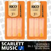 2x Rico Bb Clarinet Reeds 3 Pack Reed Size 3.5 / 3 1/2 RCA0335 3PK
