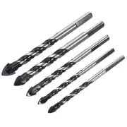 5 Pcs Multi-Material Drill Bit Set for Tile,Concrete, Brick, Glass, Plastic2149