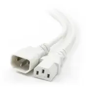 Alogic MF-C13C14-03-WH 3m IEC C13 to IEC C14 Computer Power Extension Cord Male to Female White