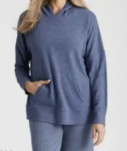 Ladies Size 16 - 18 Millers Blue Hoodie Hooded Lounge Top BNWT