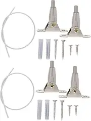 Totority Furniture Wall Anchor 2 Sets Straps for Child Proofing Tip Furniture Anchors for Bookcase