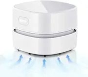 GuDoQi Desktop Vacuum Cleaner, USB Rechargeable Table Dust Sweeper, 90 Minutes Runtime, 360° Rotatable Cordless Dust Cleaner for Home, School, Office, Keyboard