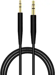Stereo Jack Cables Replacement Cords for Bose On-Ear 2/OE2/OE2i/QC25/QC35/Soundlink/SoundTrue Headphones (Black)