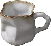 Water Cup Cappuccino Mug Ceramic Coffee Cups with Large Handle and Dishwasher Safe Perfect for Tea Espresso Latte Kitchen Coffee Mug (Color : Gray)