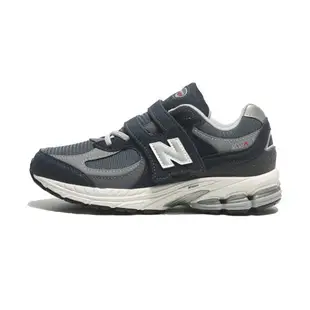 【滿額現折300】NEW BALANCE 童鞋 2002R 深藍灰 黏帶 氣墊 親子款 中童 PV2002SF