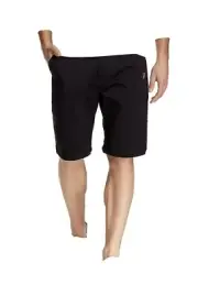 Volcom Mens Chino Shorts Size 40 Dark Blue Navy Vmonty Cotton Blend 4 Pocket $45