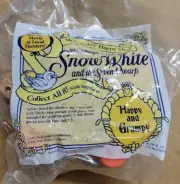mcdonalds happy meal Snowhite & The 7 Dwarfs Nib Happy & Grumpy 92'