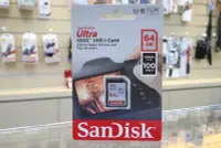 在飛比找Yahoo奇摩拍賣-7-11運費0元優惠優惠-【日產旗艦】Sandisk Ultra SD SDXC 64