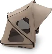 [Bugaboo] Dragonfly Breezy Sun Canopy, Extendable for Extra Coverage and Optimal Sun Protection, Water Repellent, Dune Taupe