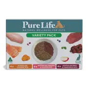 Pure Life Variety Pack Pate Favourites Adult Cat Food Pouch 80g-12PK