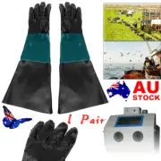 1Pair Cabinet Sandblast Glove Sandblaster Sandblasting Gloves for SandBlasting