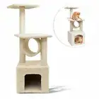 Zone Tech Cat Kitten Condo Tree Play House Tower Furniture Plush Scratch Post