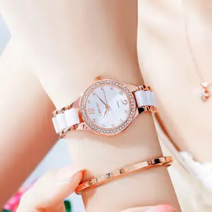 新款手錶女顯白韓版簡約女士高檔氣質防水腕錶