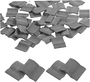 50pcs Mini Bricks Miniature Roof Tiles Roofing Miniature House Kit Miniature Figurines Tiny Home Mini Houses for Crafts Diorama Model Building Kits Cliff Bars Mini Roof Felt Clay