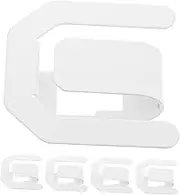 DONFAMDS 5pcs Reusable Wall Hooks for Bathroom No Punch Slipper Holder Shoe Storage Rack Stylish Adhesive Slipper Hooks to Maximize Space with Construction