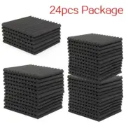 24PCS 300x300x25mm Studio Acoustic Foam SoundProofing Acoustic Panel Wall Panels