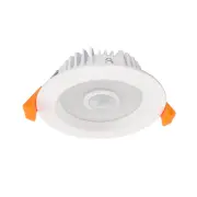 Motion 10W 3000K LED Downlight Kit with PIR Sensor - 120mm White