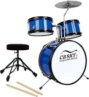 CB Sky 5-piece Junior Drum Set, Kids Percussion Instrument/Kids Musical Toys/Kids Musical Instrument