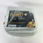 3 Pack Tillman 584B Light Duty Welding Blanket 6ft x 8ft White Fiberglass