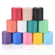 12Pcs Sports Pre-Wrap Foam Pre-wrap 10 Yard Athletic Tape Wraps 12 Colors