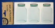 Preserving jar labels set of 12 self adhesive labels in shape of jar pantry New