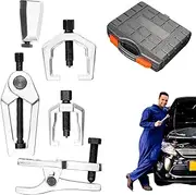 Tie Rod End Tool,5-in-1 Front End Service Set | Multi-function Tool for Easy Removal of Most Popular Types of Pitman Arms, Tie Rods and Ball Joints