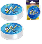 2 Roll Clear Fishing Line,0.45Mm Fishing Wire,Fish Thread, 200M Nylon Mono Fishi